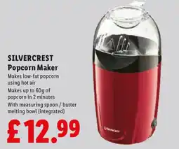 Lidl Silvercrest popcorn maker offer