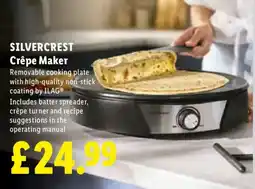 Lidl Silvercrest crêpe maker offer