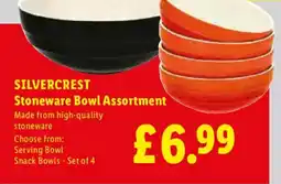 Lidl Silvercrest Stoneware Bowl Assortment offer