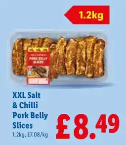 Lidl XXL Salt & Chilli Pork Belly Slices offer