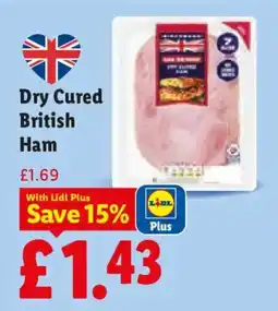 Lidl Dry Cured British Ham offer