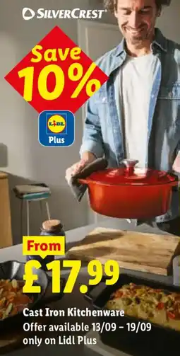 Lidl Silvercrest Cast Iron Kitchenware offer