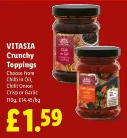 Lidl Vitasia crunchy toppings offer