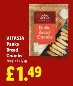 Lidl Vitasia panko bread crumbs offer