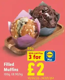 Lidl Filled Muffins offer