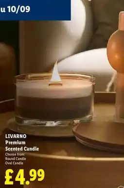 Lidl Livarno Premium Scented Candle offer