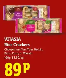 Lidl Vitasia rice crackers offer