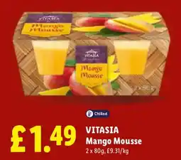 Lidl Vitasia Mango Mousse offer