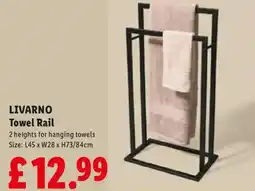 Lidl Livarno Towel Rail offer