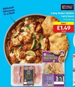 Aldi 2-Step Butter Chicken Curry Sauce offer