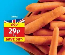 Aldi Carrots offer