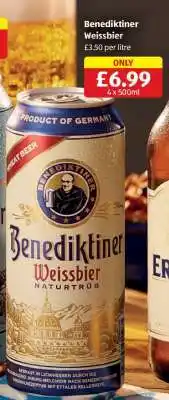 Aldi Benediktiner Weissbier offer