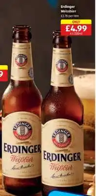 Aldi Erdinger Weissbier offer