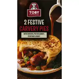 Iceland Toby Carvery 2 Festive Carvery Pies 420g offer