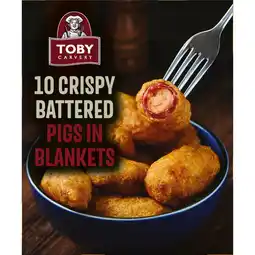 Iceland Toby Carvery 10 Crispy Battered Pigs In Blankets 275g offer