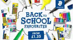 B&M Stores Staedtler back to school favourites offer