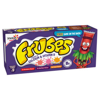 Asda Frubes Strawberry, Red Berry and Peach Flavour Yogurt offer