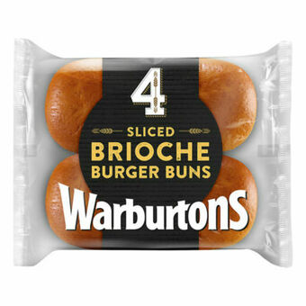 Asda Warburtons 4 Bistro Brioche Burger Buns offer