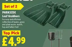 Lidl PARKSIDE Leaf Grabbers offer