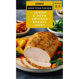 Iceland Iceland Lemon & Herb Chicken Breast Joint 462g offer