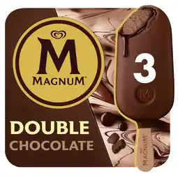 Iceland Magnum Double Chocolate Ice Cream Sticks 3 x 85 ml offer
