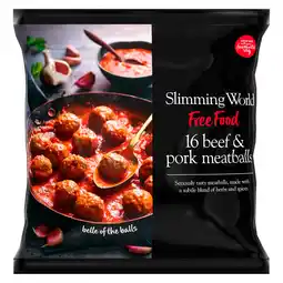 Iceland Slimming World 16 Beef & Pork Meatballs 320g offer
