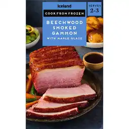 Iceland Iceland Beechwood Smoked Gammon with Maple Glaze 600g offer