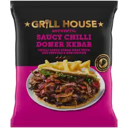 Iceland Grill House Authentic Saucy Chilli Doner Kebab Meat 275g offer