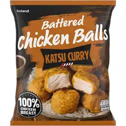 Iceland Iceland Katsu Curry Battered Chicken Balls 490g offer