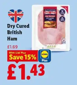 Lidl Dry Cured British Ham offer