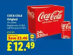 Lidl Coca-Cola Original offer