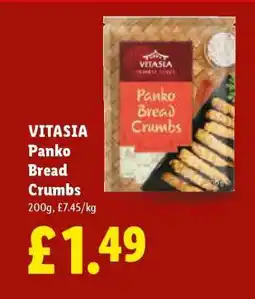 Lidl Vitasia Panko Bread Crumbs offer