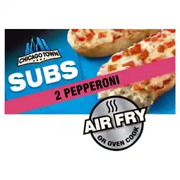 Iceland Chicago Town Subs Loaded Pepperoni 2 x 125g (250g) offer