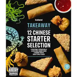 Iceland Iceland Takeaway 12 Chinese Starter Selection 270g offer