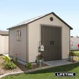 Costco Lifetime 11 x 11ft (3.3 x 3.3m) Outdoor Storage Shed - Model 6433 offer