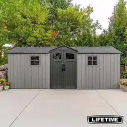 Costco Lifetime 19ft x 7ft (5.7 x 2.1m) Outdoor Storage Shed - Model 60522 offer