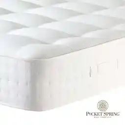 Costco Pocket Spring Bed Company Pemberley Natural 2800 Pocket Mattress in 3 Sizes offer