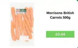 Morrisons Morrisons British Carrots offer