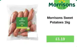 Morrisons Morrisons sweet potatoes offer