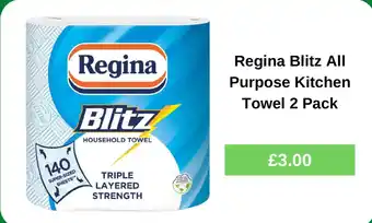 Regina blitz all purpose kitchen towel