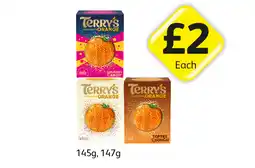 Londis Terry's Chocolate Orange Exploding Candy, White, Toffee Crunch offer