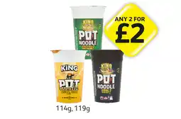 Londis Pot Noodle Chicken & Mushroom, Original Curry, Bombay Bad Boy offer