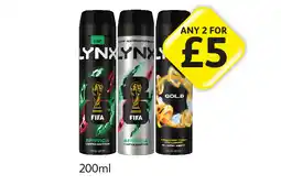 Londis Lynx Fifa Africa, Antiperspirant, Gold offer