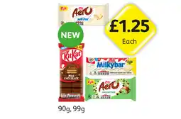 Londis Aero Milkybar, Peppermint, KitKat Milk Chocolate, Milkybar offer