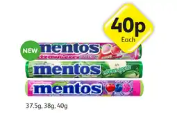 Londis Mentos Strawberry Mix, Green Apples, Cherry Blueberry & Raspberry offer
