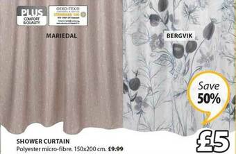 JYSK Shower Curtain offer