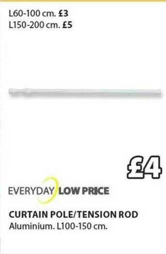 JYSK Curtain Pole-tension Rod offer