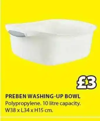 JYSK Preben Washing - Up Bowl offer