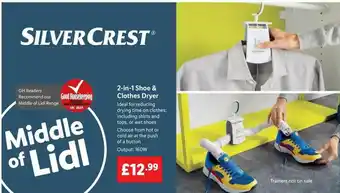 Lidl 2-in-1 Shoe & Clothes Dryer offer