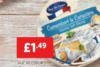 Lidl Duc De Coeur offer